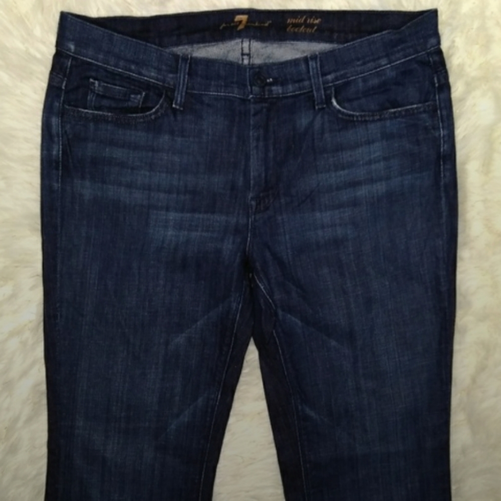 7 For All Mankind Mid Rise Boot - Picture 2 of 4